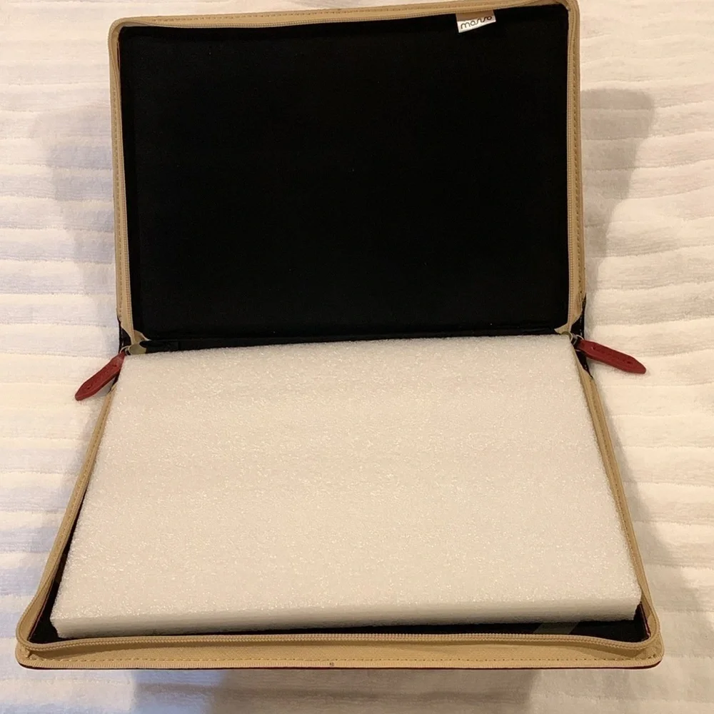 Laptop Case. Brand New. Faux Red Wine Color. Trendy &Functional.​​​​​​​​​​